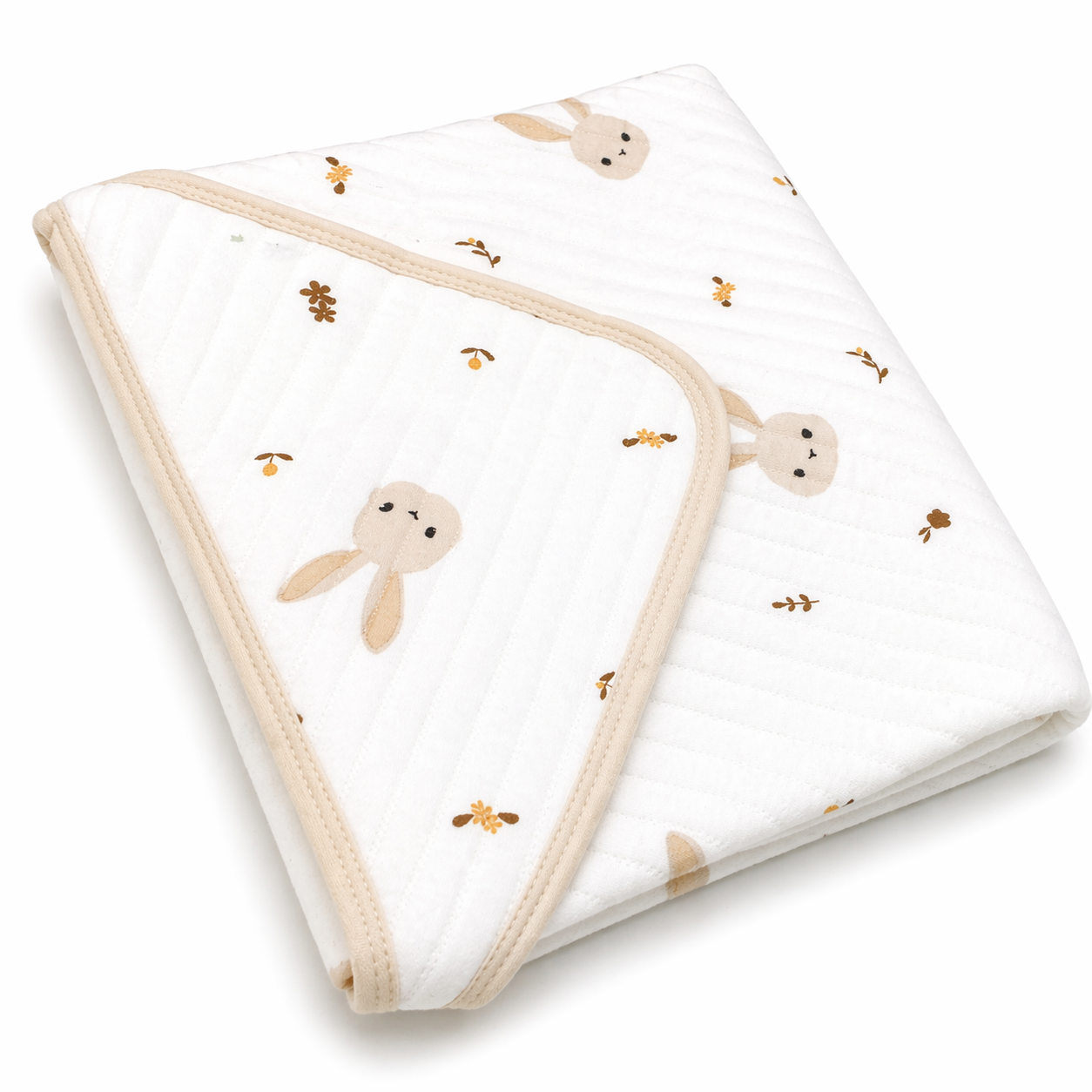 Premium Baby Wrapper with Hood – Soft Cotton Receiving Blanket