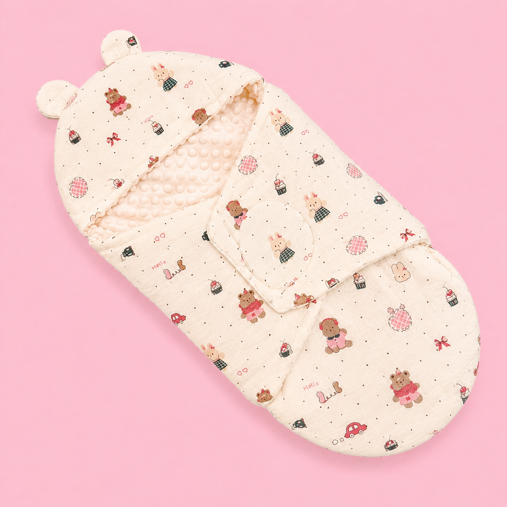 Premium Baby Swaddle Wrapper | Bear