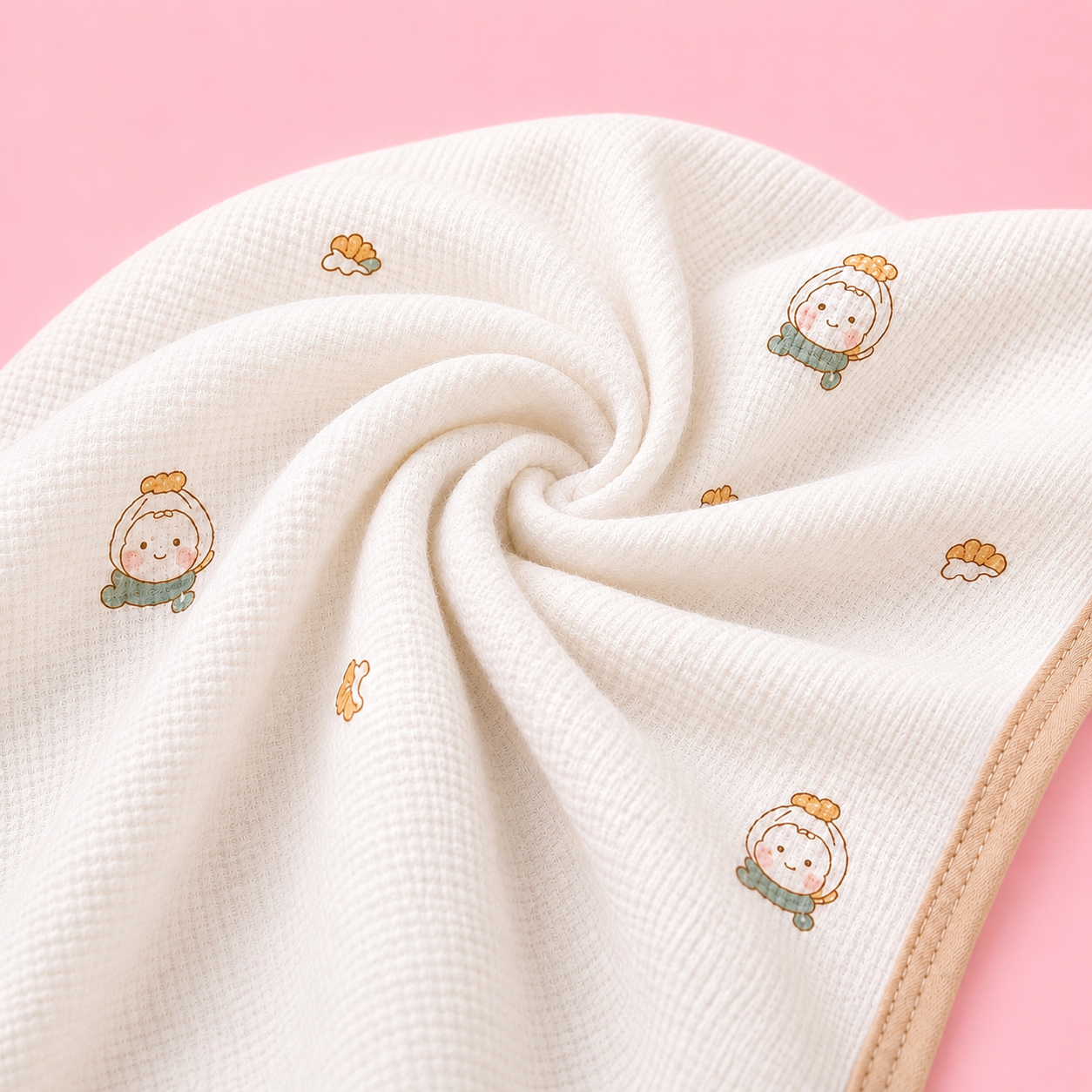 Premium Muslin Swaddle | Hat Pattern