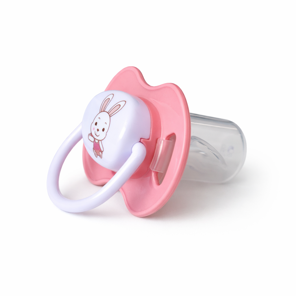 Baby Silicone Pacifier with Ring Handle