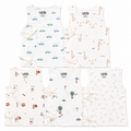 Newborn Baby Jabala Set (0 Month) – Soft Cotton Tie-Up Vest (Pack of 5)