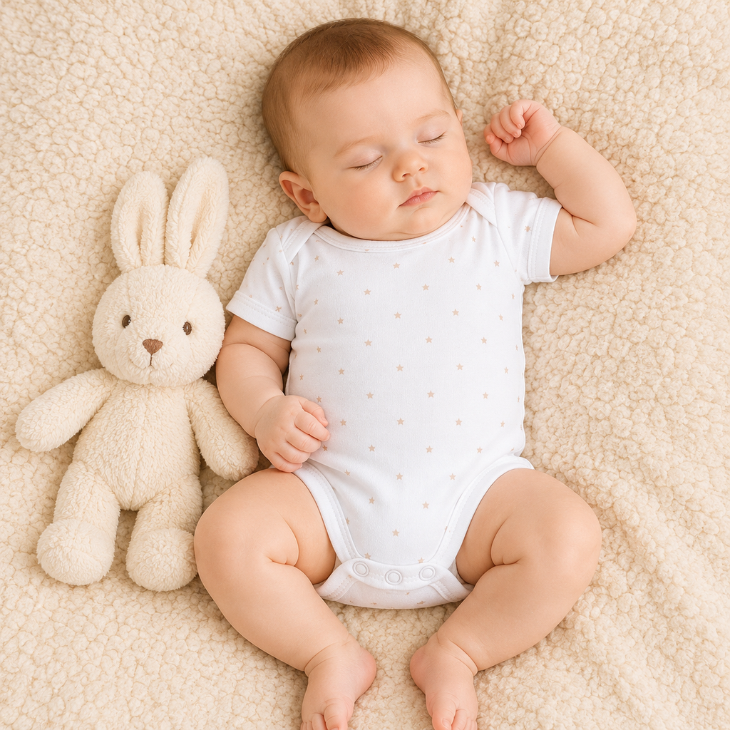 Baby Cotton Onesie – (0-3 Months)