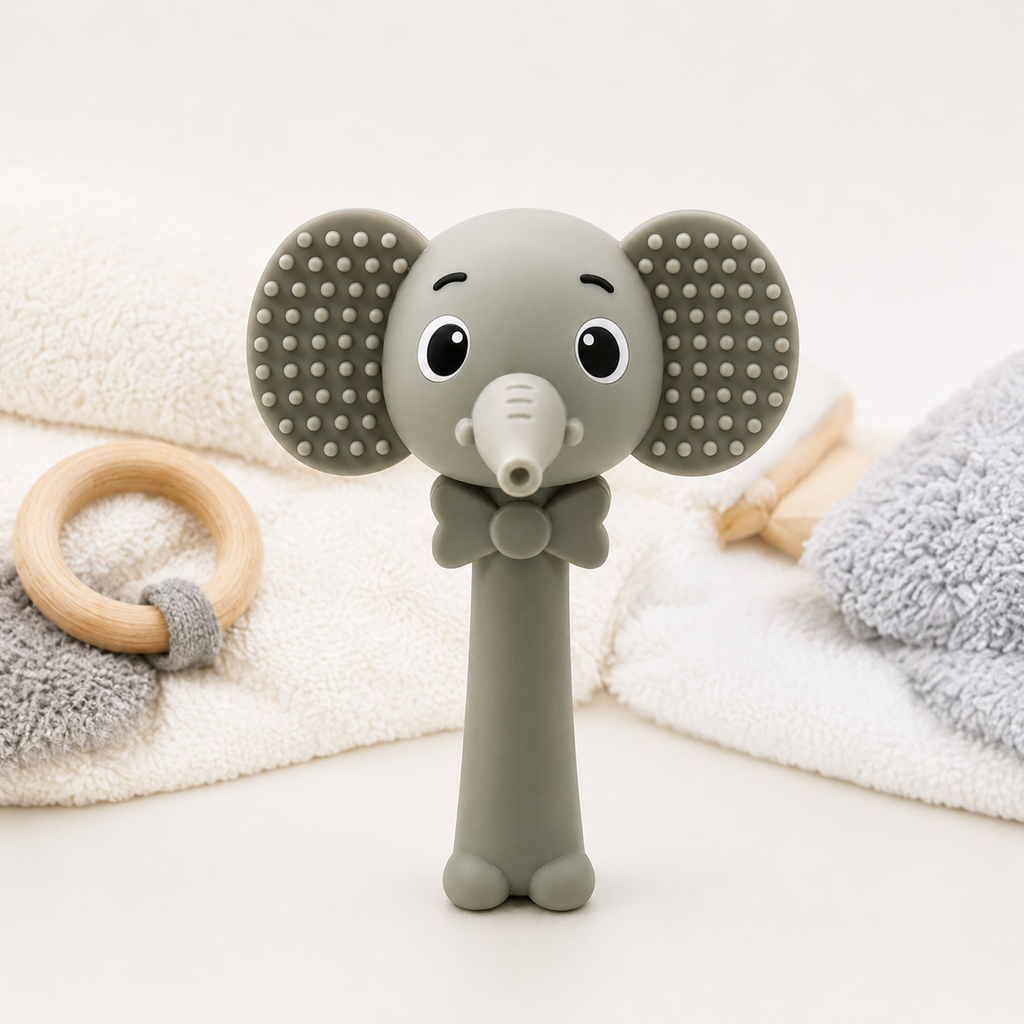 Silicone Rattle Teether for Babies