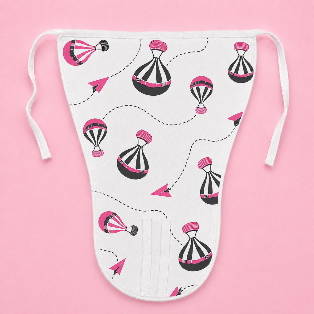 Muslin Nappies | Tie - up | Pink Parachute