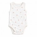 Baby Sleeveless Floral Onesie  –( 0-3 Months)