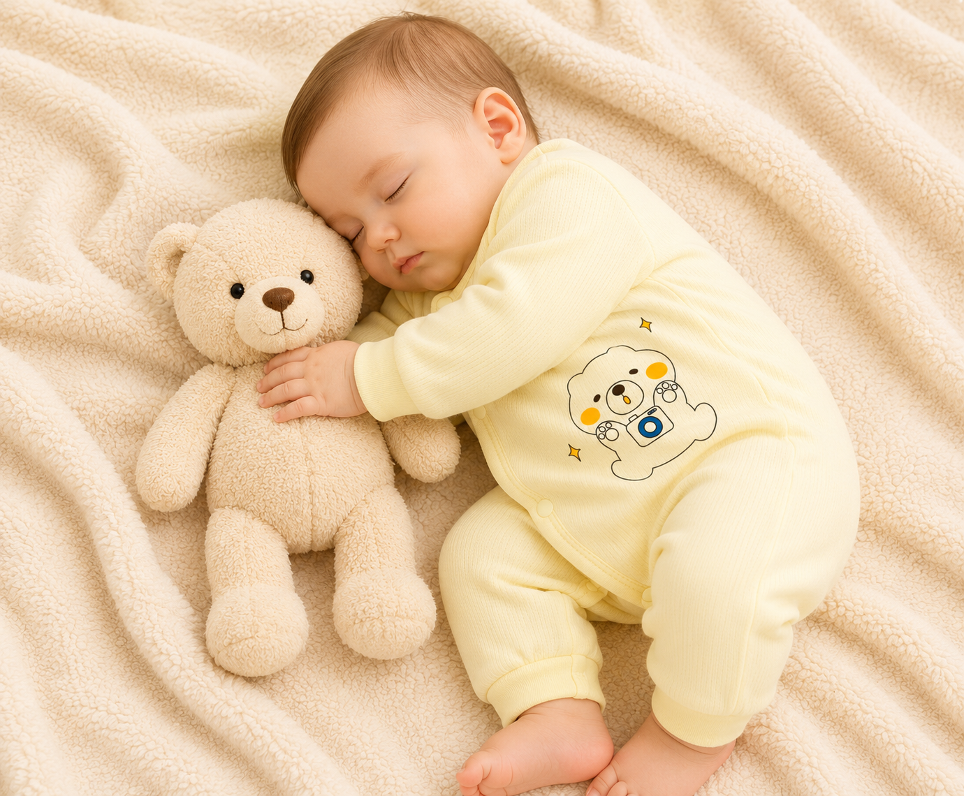 Premium Baby Romper (0–3 Months)