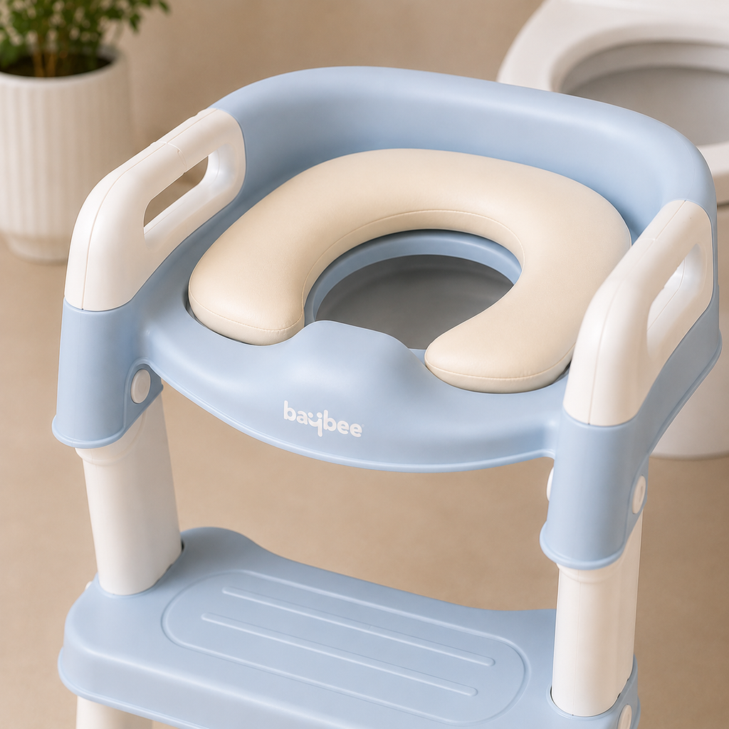 Baybee Toddler Toilet Trainer Seat with Ladder