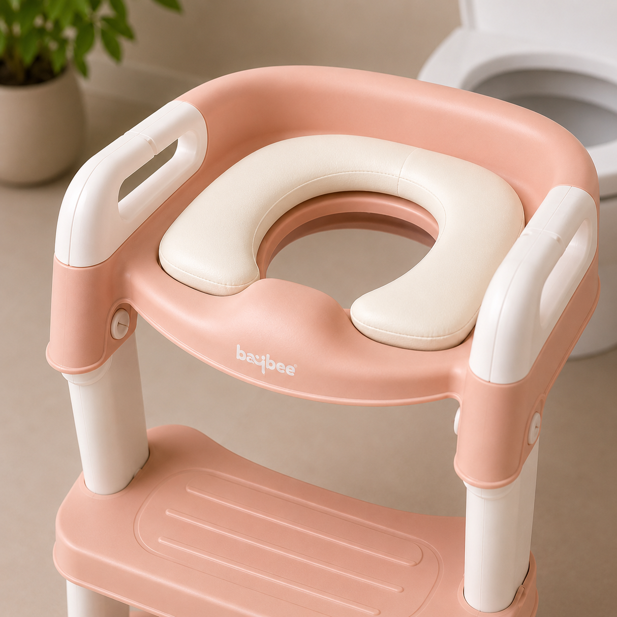 Baybee Toddler Toilet Trainer Seat with Ladder