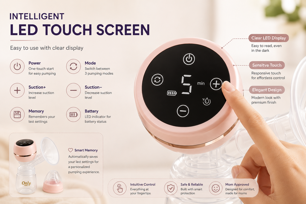 Only Baby Intelligent All-in-One Electric Breast Pump
