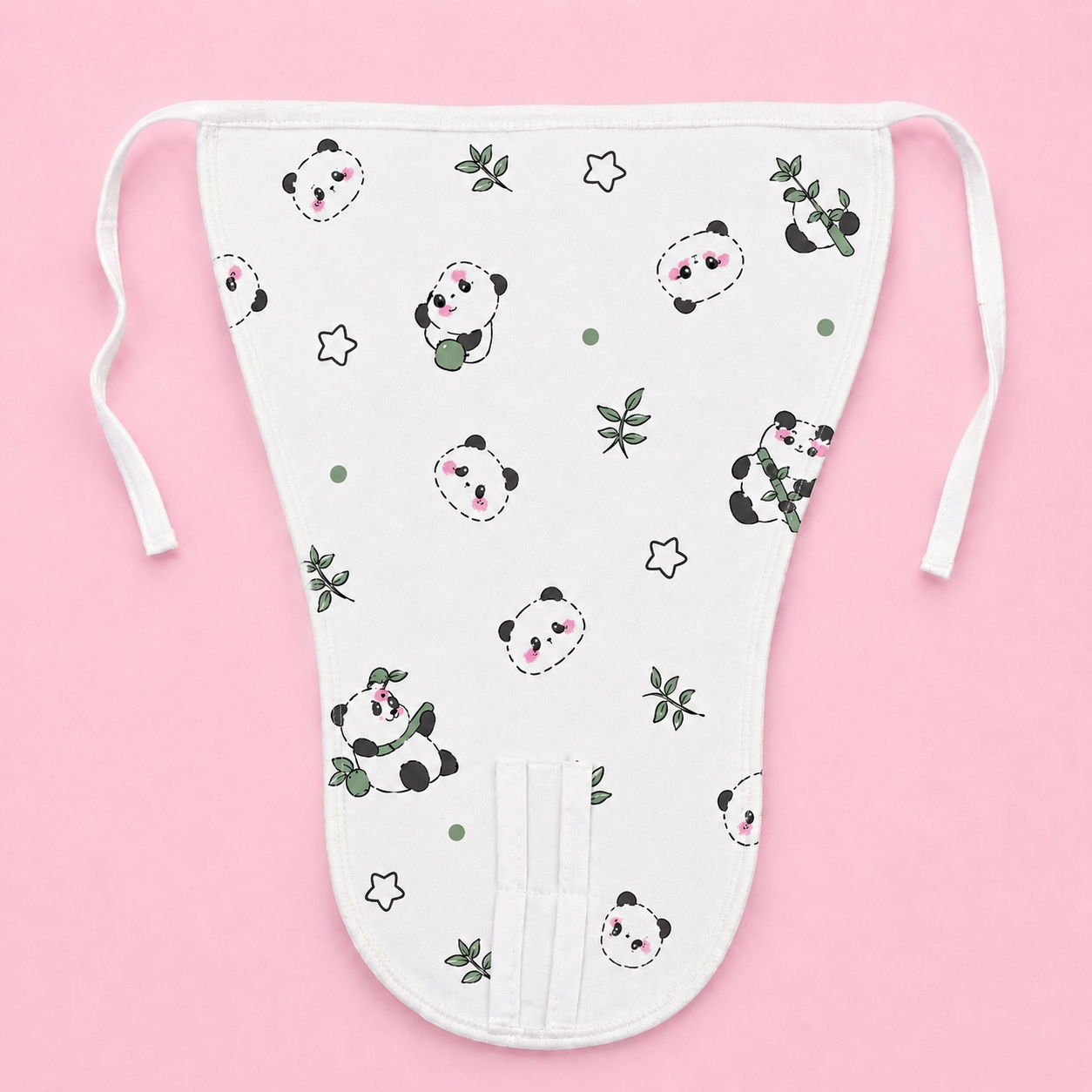 Muslin Nappies | Tie - up | Panda
