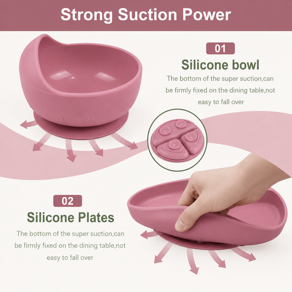 Premium Silicone Feeding Set