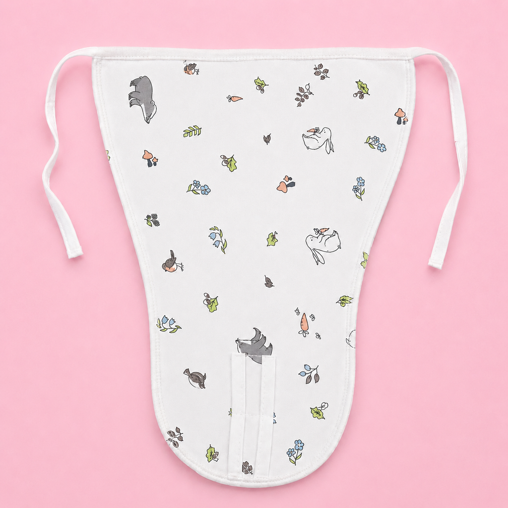 Muslin Nappies | Tie - up | Bear