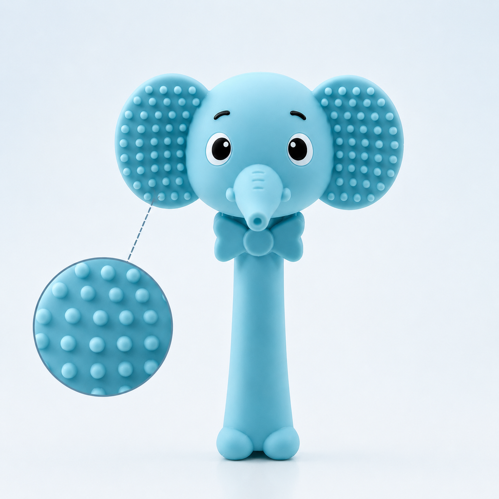 Silicone Rattle Teether for Babies