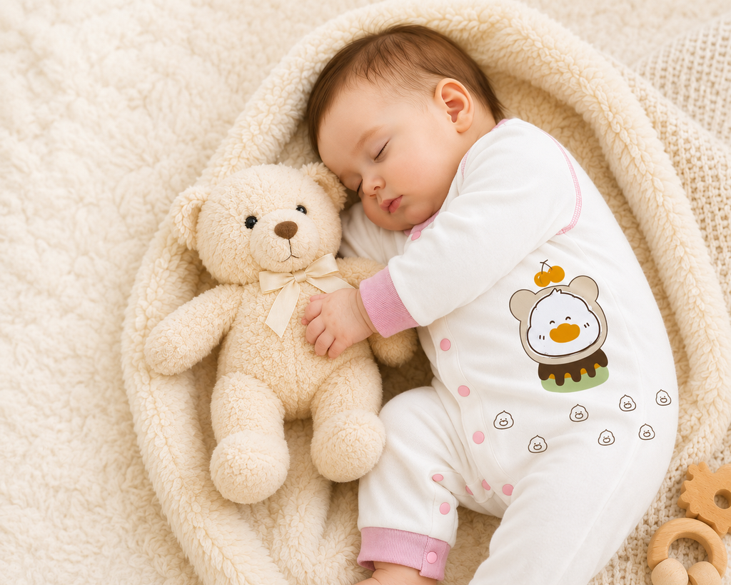 Premium Baby Romper (0–3 Months)
