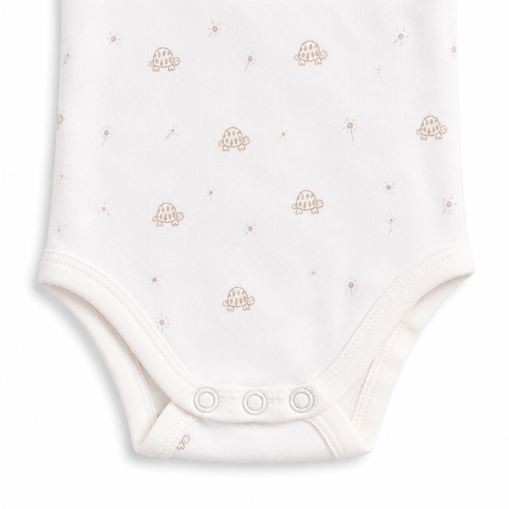 Baby Sleeveless Floral Onesie  –( 0-3 Months)