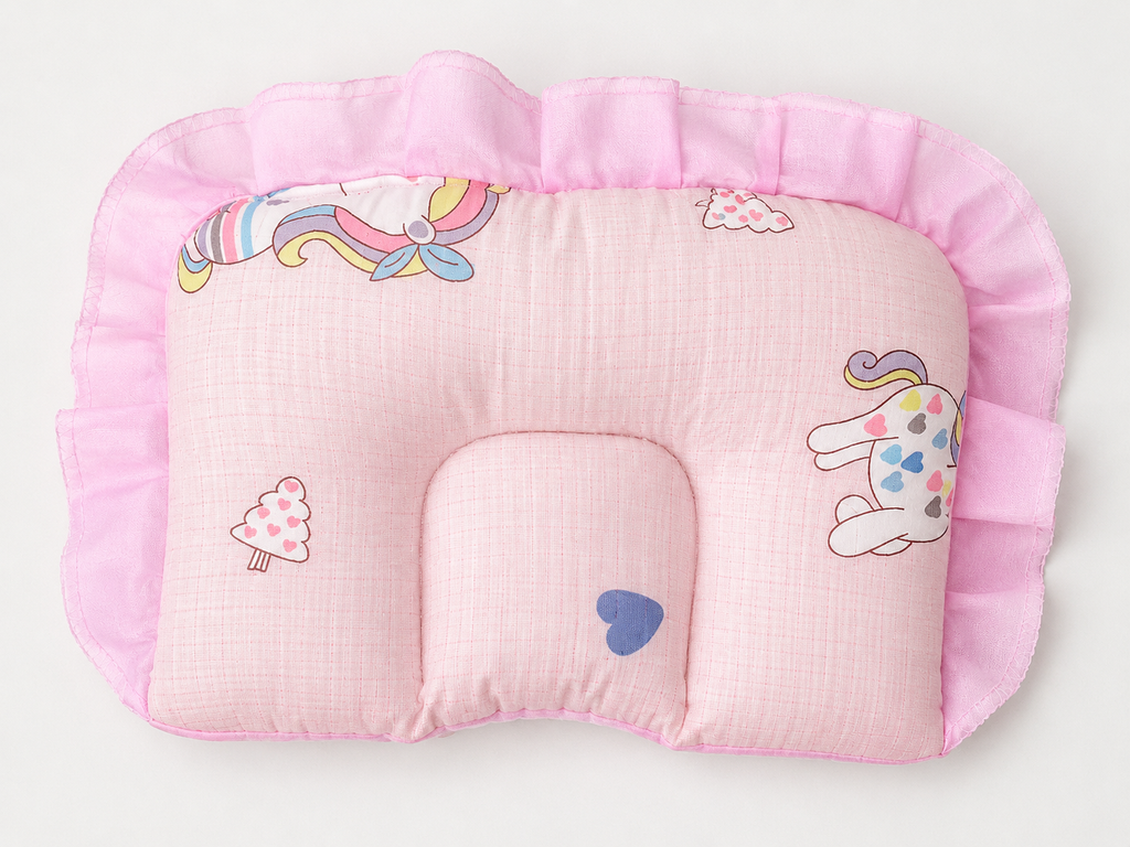 Premium Muslin Baby Mosquito Net Bed with Pillow