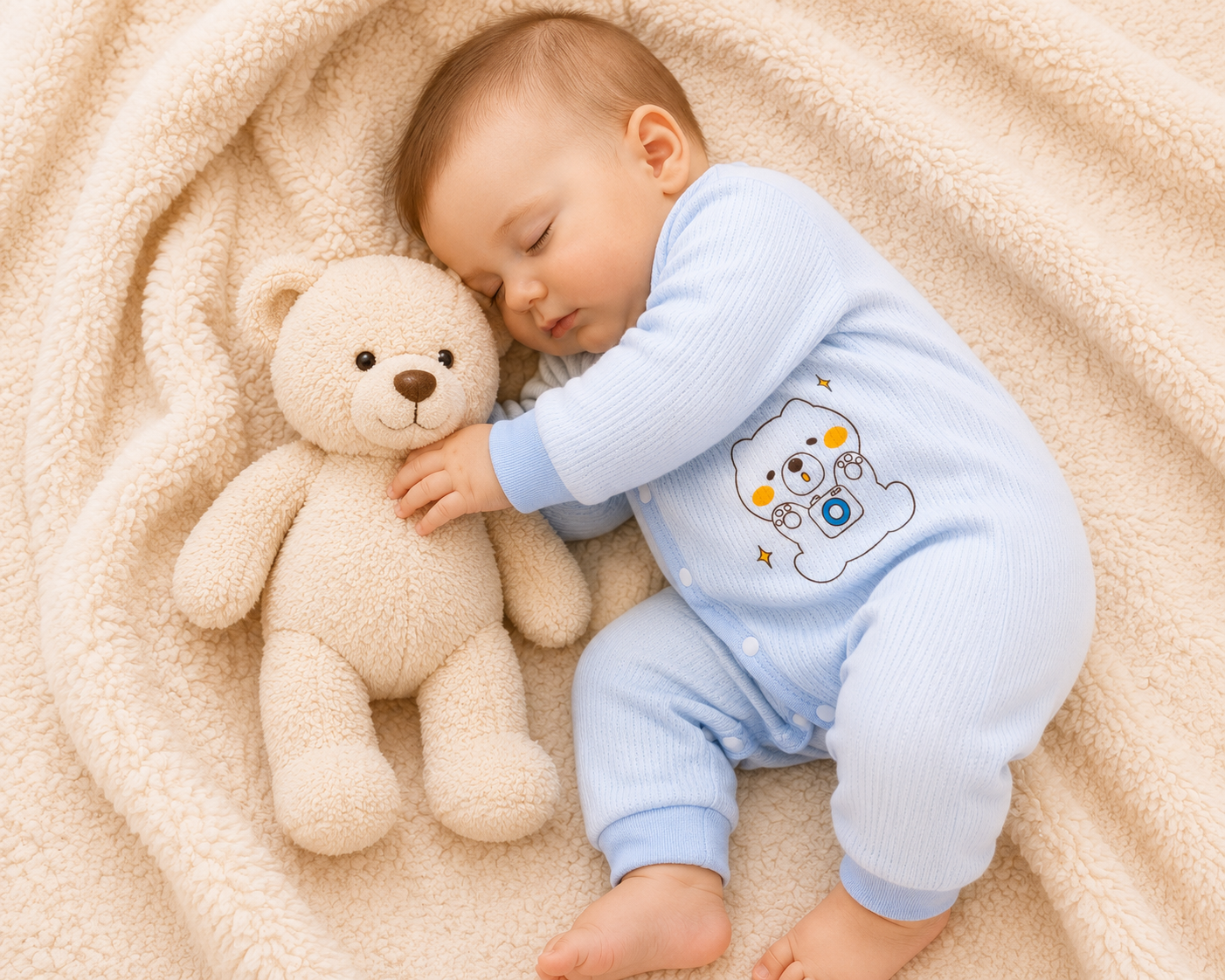 Premium Baby Romper (0–3 Months)
