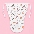 Muslin Nappies | Tie - up | Squirrel