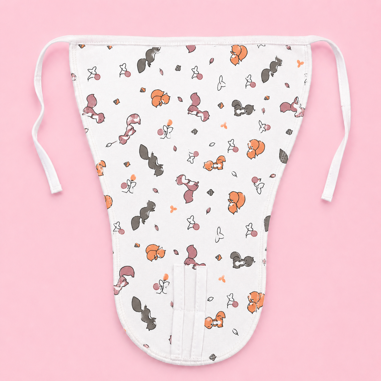 Muslin Nappies | Tie - up | Squirrel
