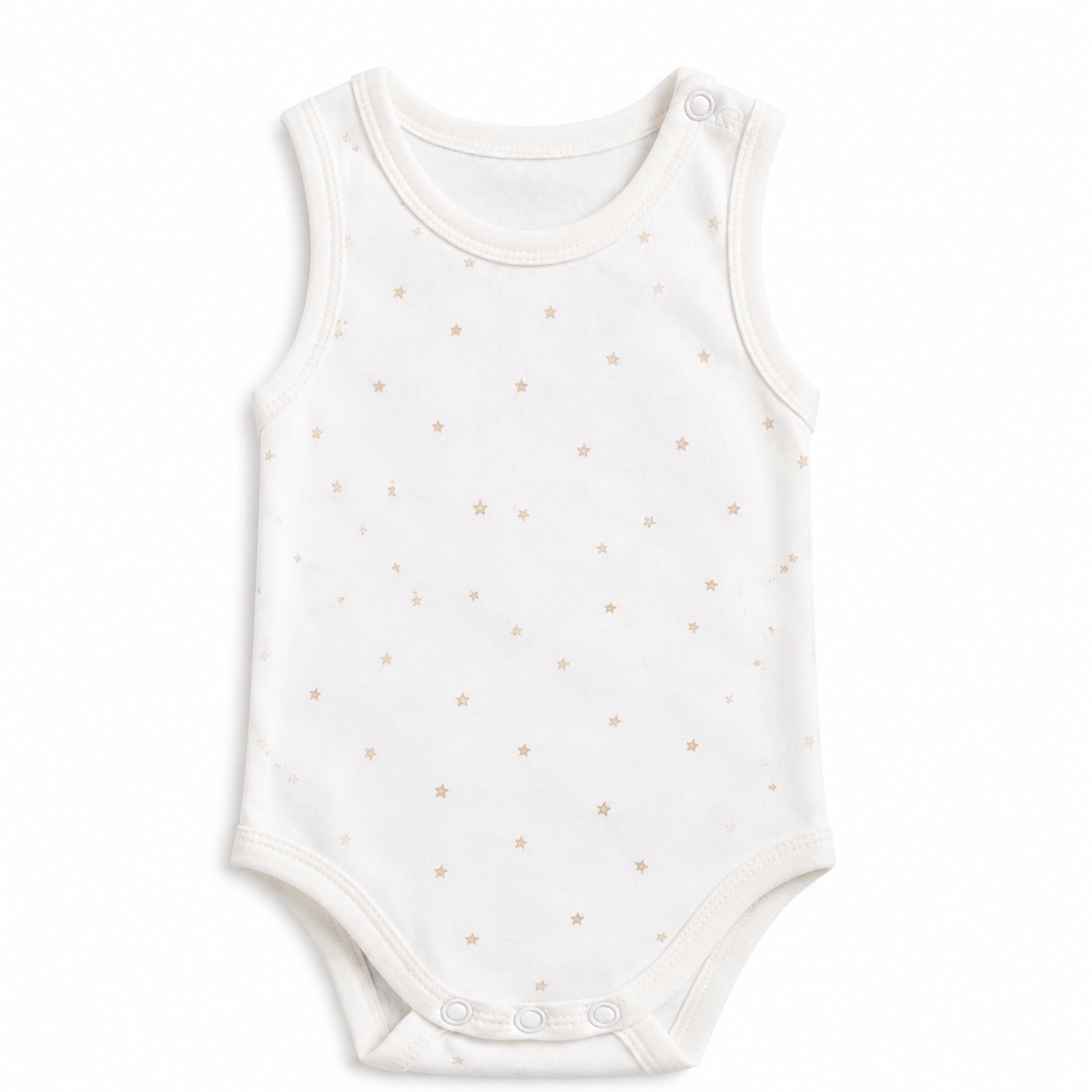 Baby Sleeveless Floral Onesie  –( 0-3 Months)