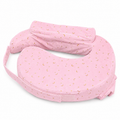 Lullaby Baby Care Premium Feeding Pillow for Newborn Baby | Breastfeeding Nursing Support Cushion | Baby Feeding Cushion with Removable Cover | Moon & Star Print