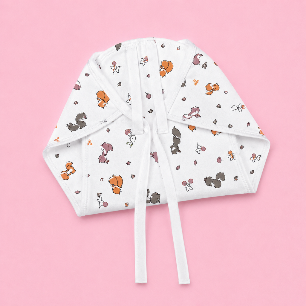 Muslin Nappies | Tie - up | Squirrel