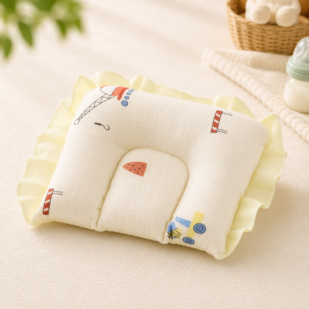 Premium Muslin Baby Mosquito Net Bed with Pillow