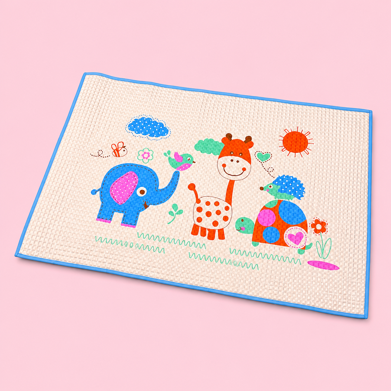 Air filled rubber sheet | Play mat | Elephant | 90 cm x 60 cm