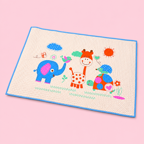 Air filled rubber sheet | Play mat | Elephant | 90 cm x 60 cm