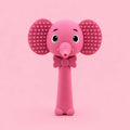 Elephant Silicone Baby Teether Toy – BPA Free Pink