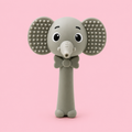 Elephant Silicone Baby Teether Toy – BPA Free Grey