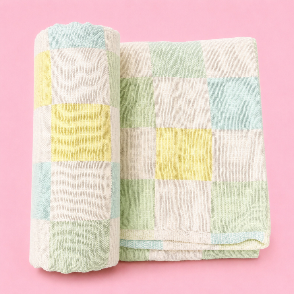 Muslin Bath Towel | Green