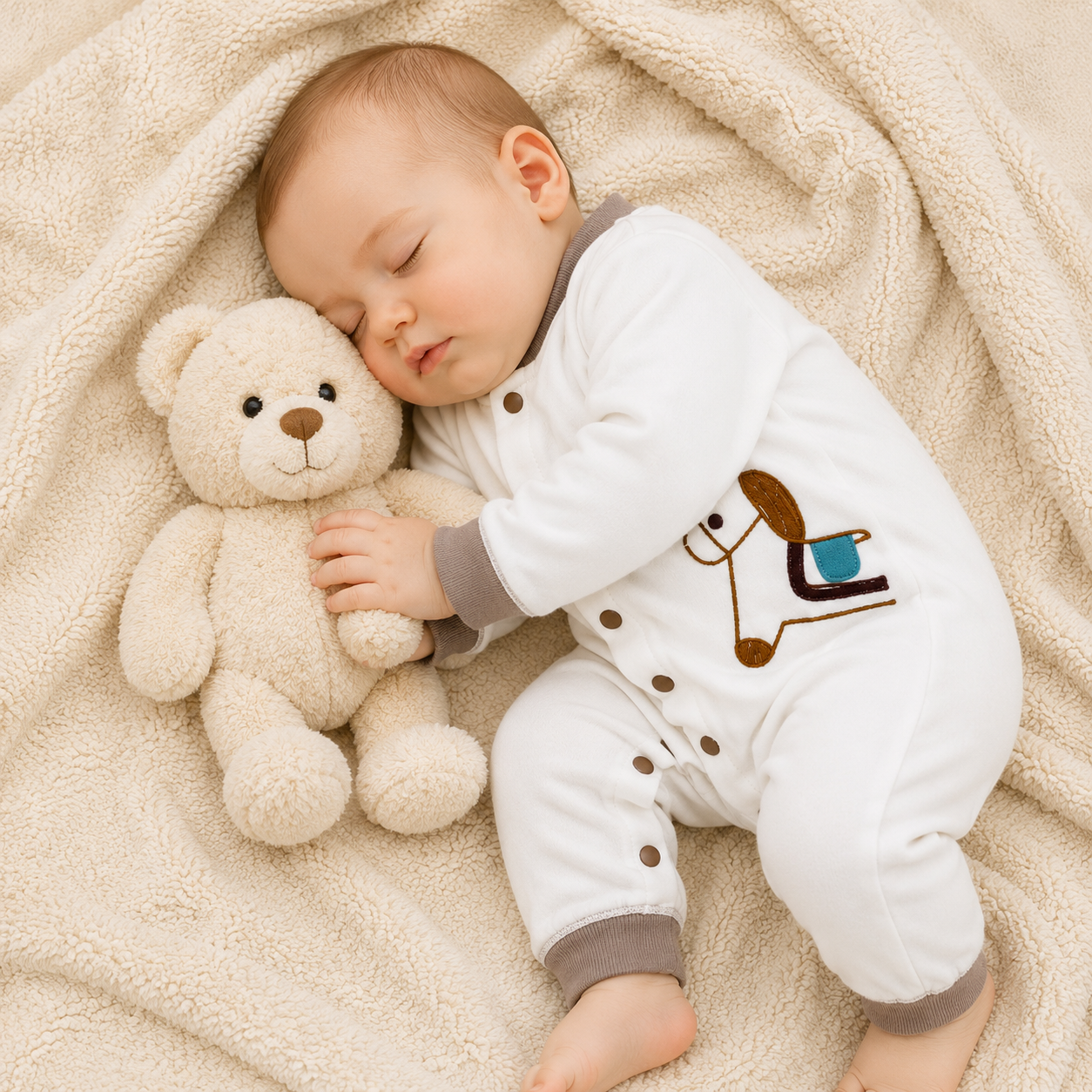 Premium Baby Romper (0–3 Months)