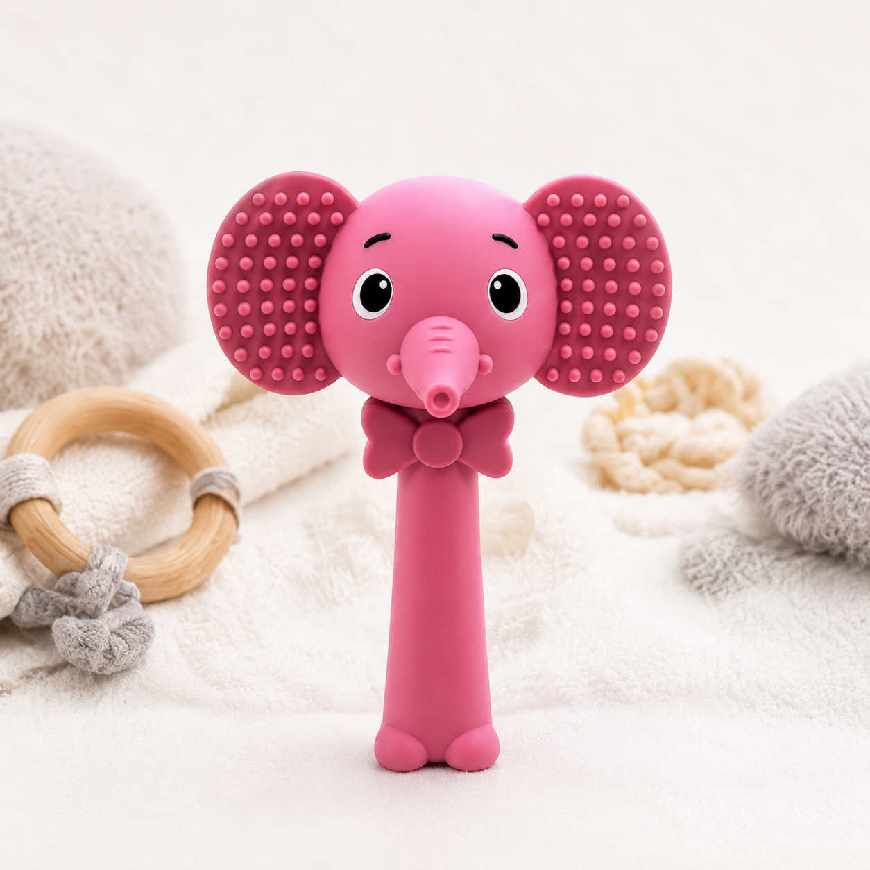 Silicone Rattle Teether for Babies