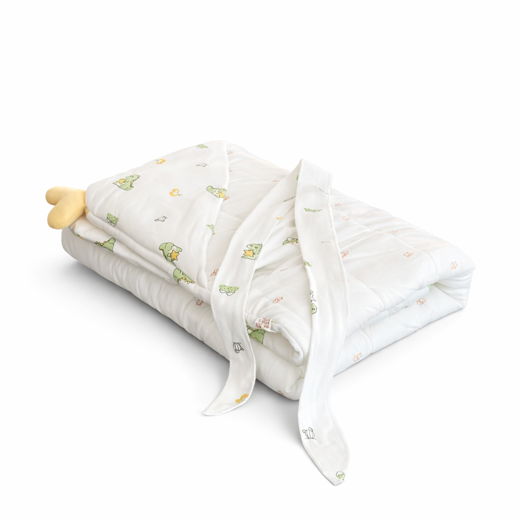 Premium Hooded Baby Swaddle Blanket – Soft Cotton Wrap for Newborns & Infants