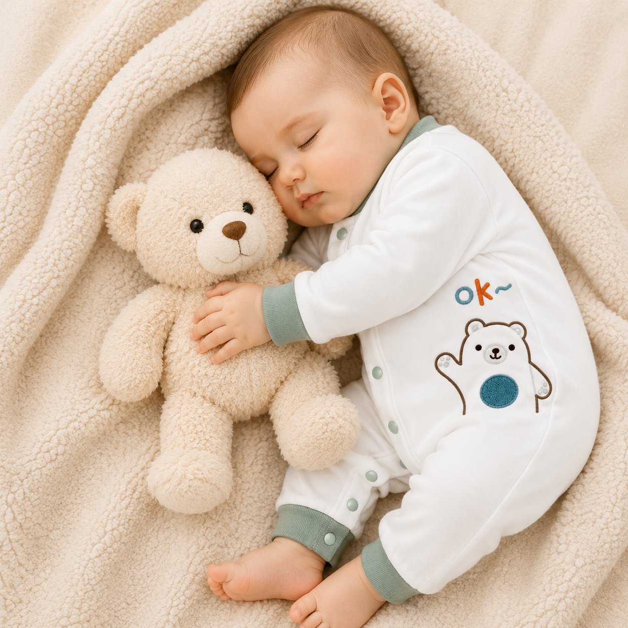 Premium Baby Romper (0–3 Months)