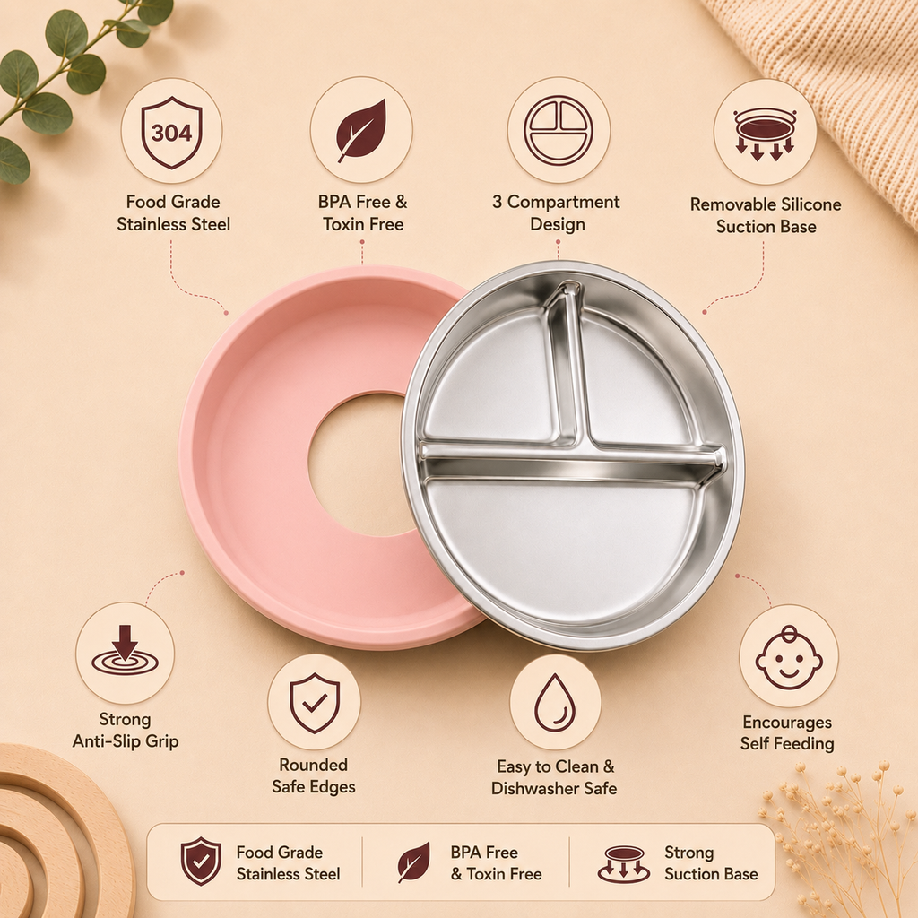 Premium Stainless Steel Feeding Set