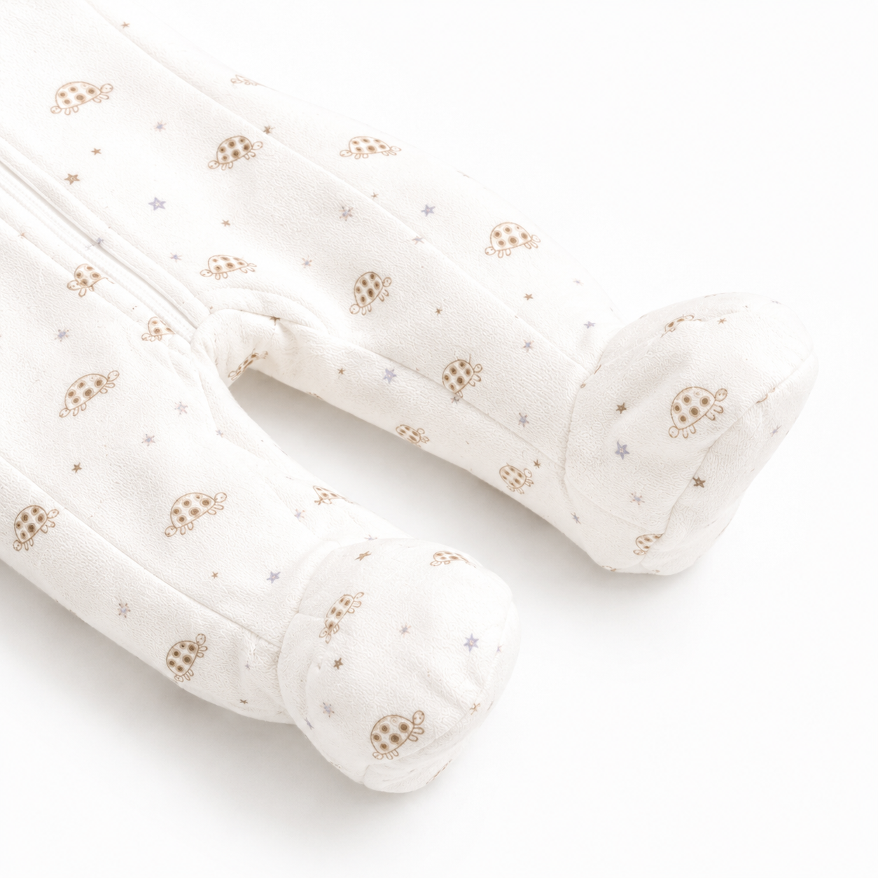 Baby Hooded Zip Sleepsuit – (0-3 Months)