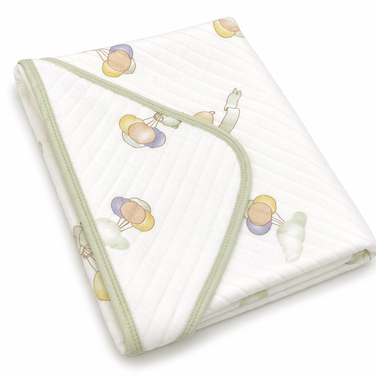 Premium Baby Wrapper with Hood – Soft Cotton Receiving Blanket