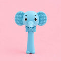 Elephant Silicone Baby Teether Toy – BPA Free Blue