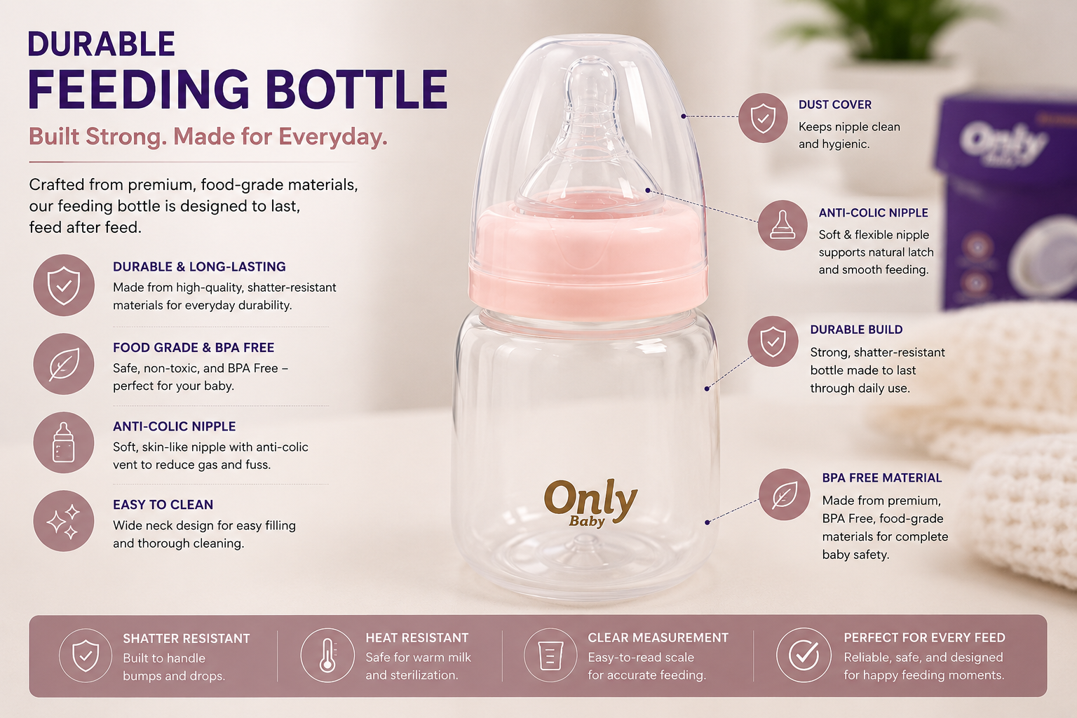 Only Baby Intelligent All-in-One Electric Breast Pump
