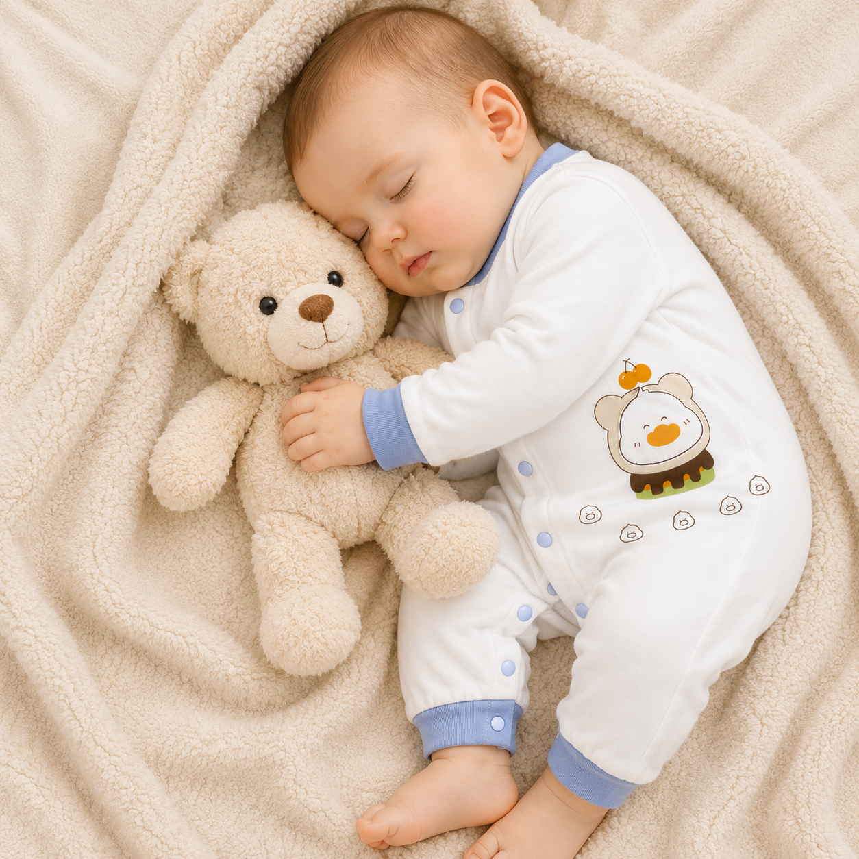 Premium Baby Romper (0–3 Months)