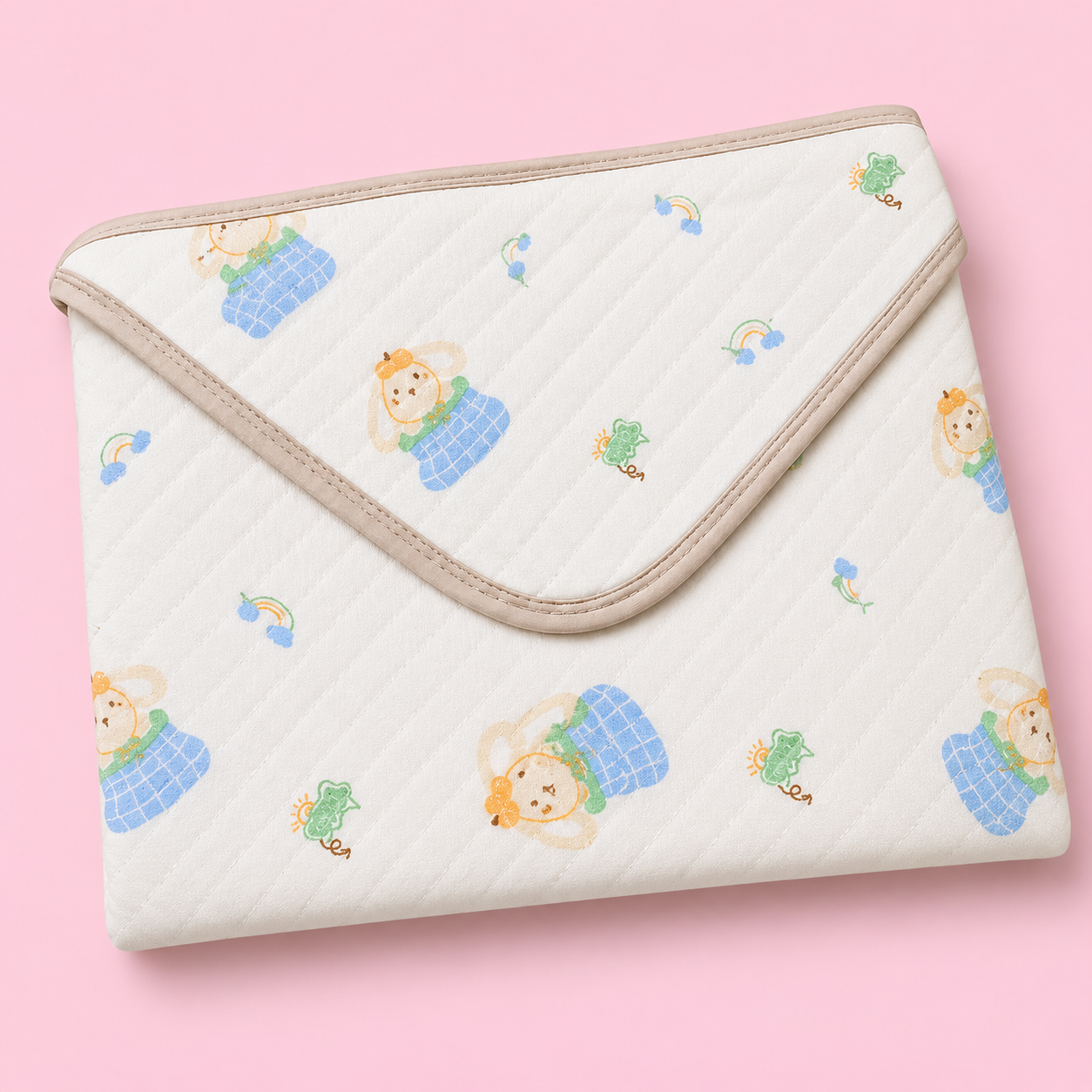 Hooded Baby Wrapper (Receiving Blanket)