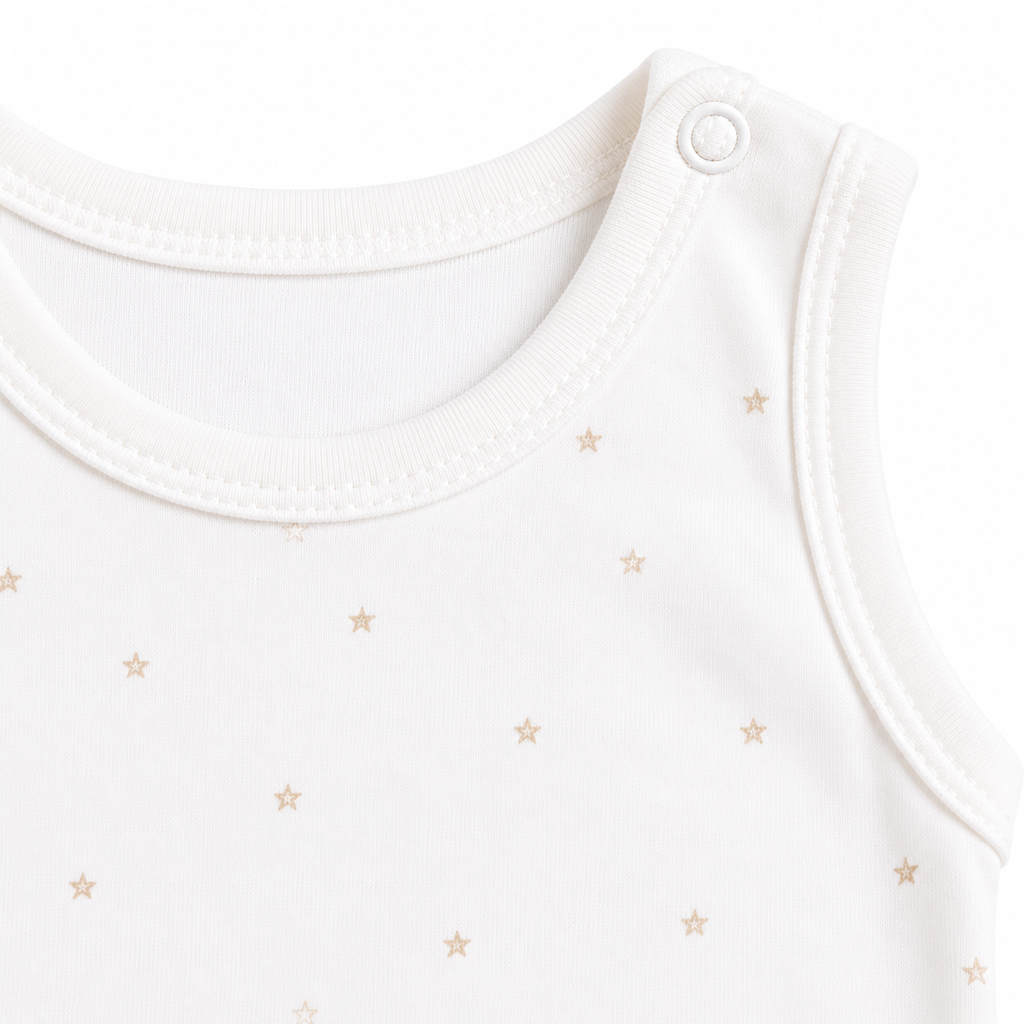 Baby Sleeveless Floral Onesie  –( 0-3 Months)