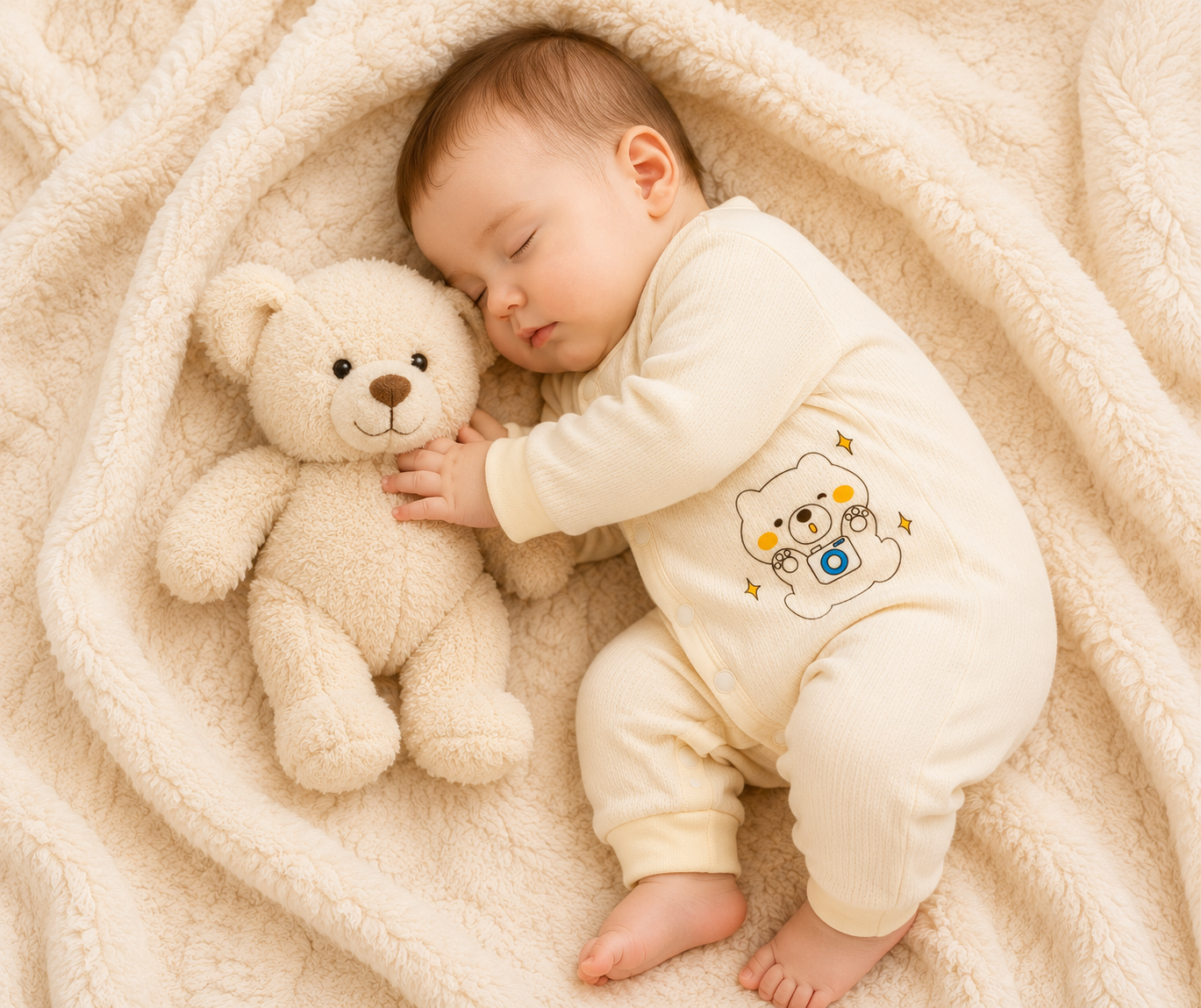 Premium Baby Romper (0–3 Months)