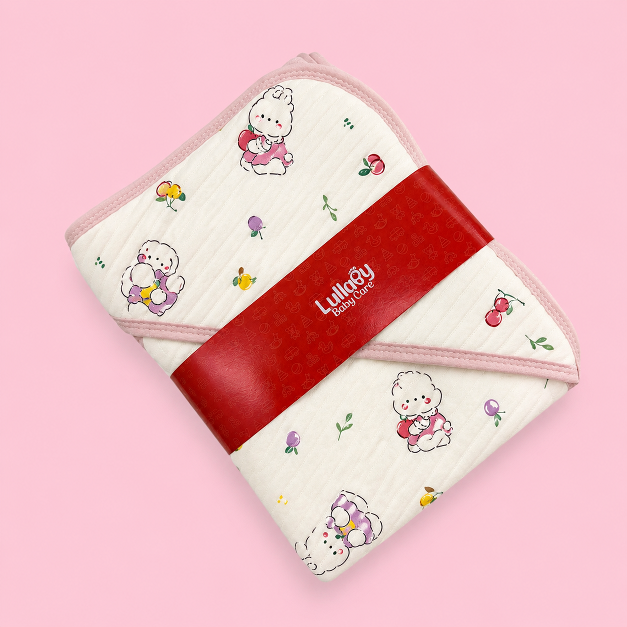 Hooded Baby Wrapper (Receiving Blanket)