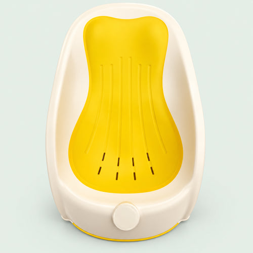 Baby Bathtub with Bath Support|Yellow|