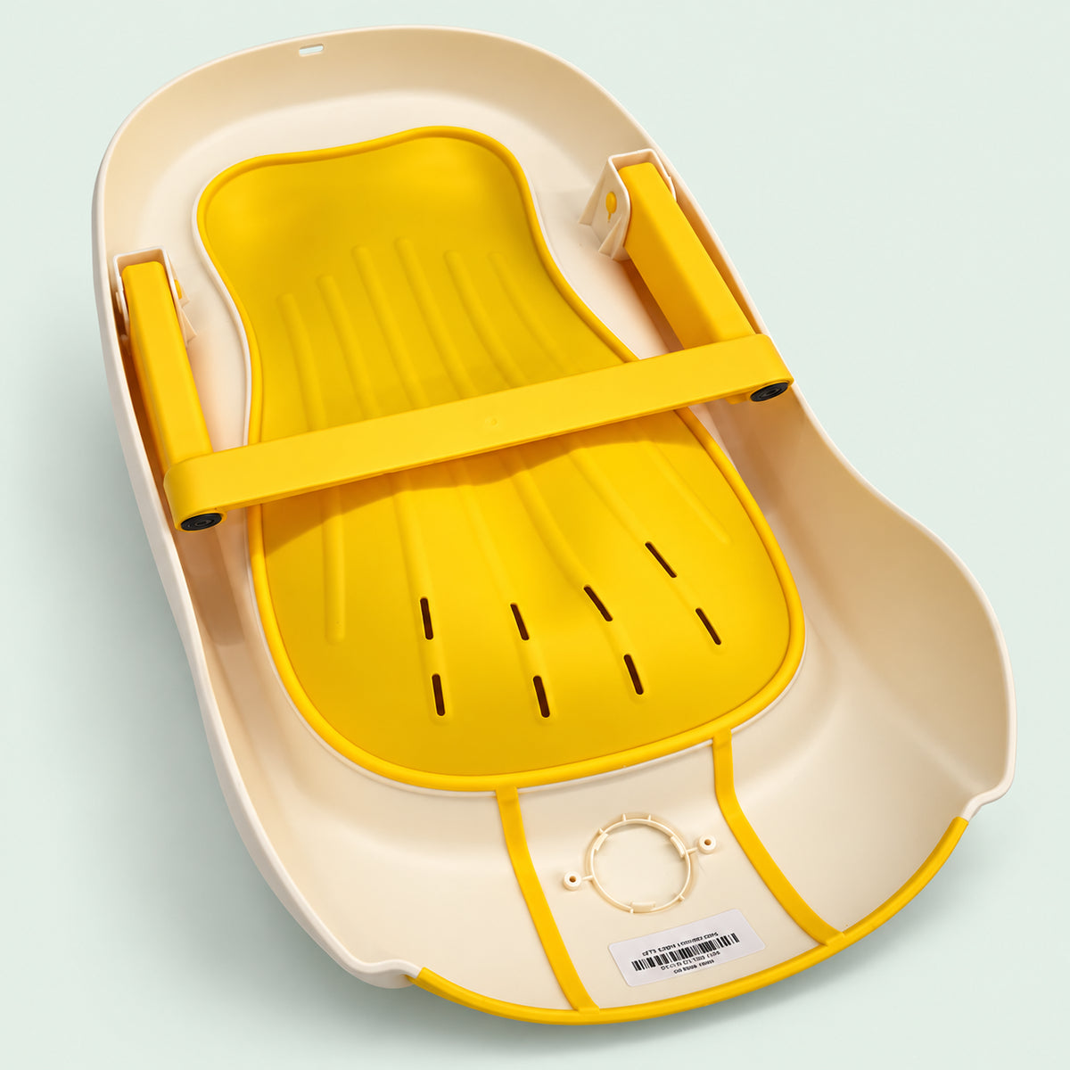 Baby Bathtub with Bath Support|Yellow|