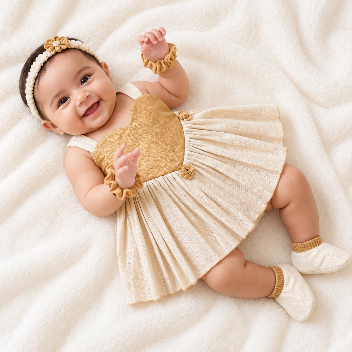 Traditional Baby Noolukettu Dress Set