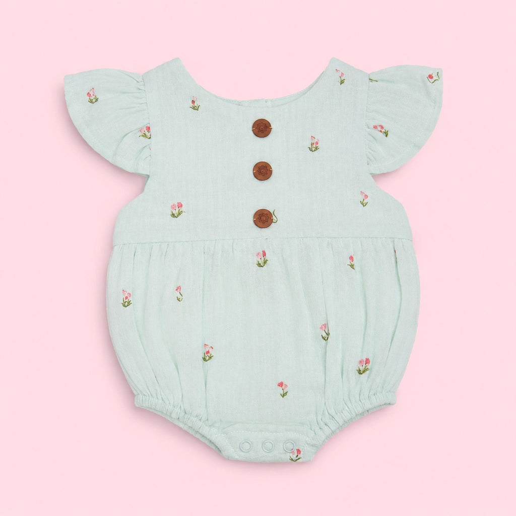 Baby Girl Floral Onesie| 0-3 Months | Onesie